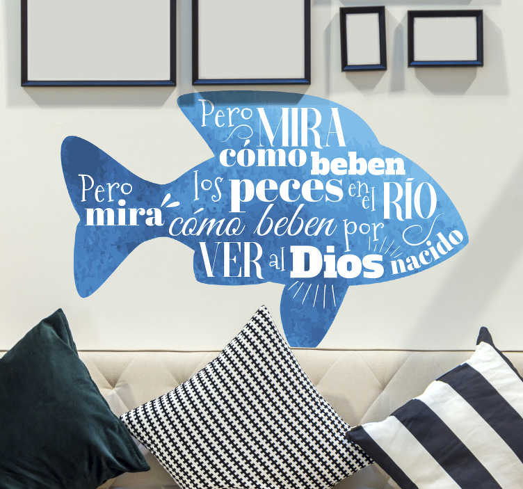 Vinilo frase villancicos navideños - decorar una casa
