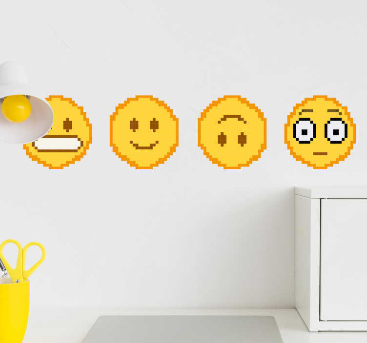 Un Modèle D'autocollant D'un Ordinateur Portable Avec Une Icône Emoji  Sociale