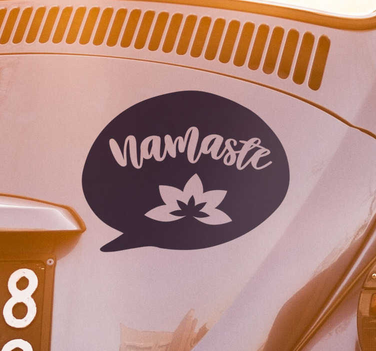 Wandtattoo Gesundheit Namaste Tenstickers