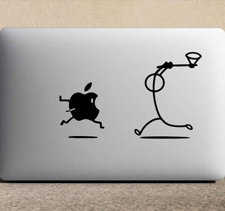 Aufkleber für macbook apple unterwegs - TenStickers