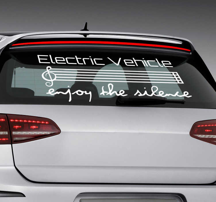 Electric Vehicle Car Sticker TenStickers