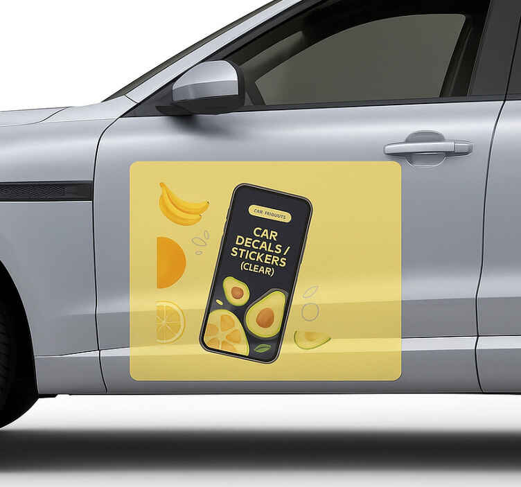 Car sticker for car advertising - TenStickers