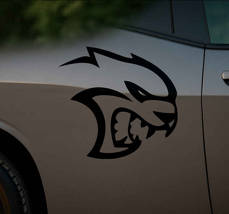 Pegatina coche diseño de puma - TenVinilo