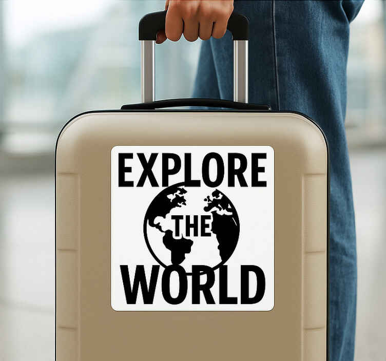Travel stickers discover the world - TenStickers