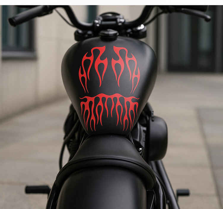 Motorcycle decal inferno rider pack - TenStickers
