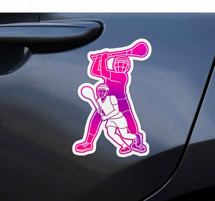 Car sticker gaelic athletes - TenStickers