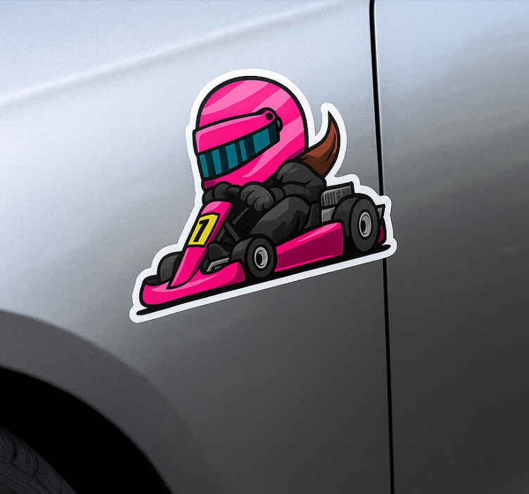 Autoaufkleber mädchenfahrer - TenStickers