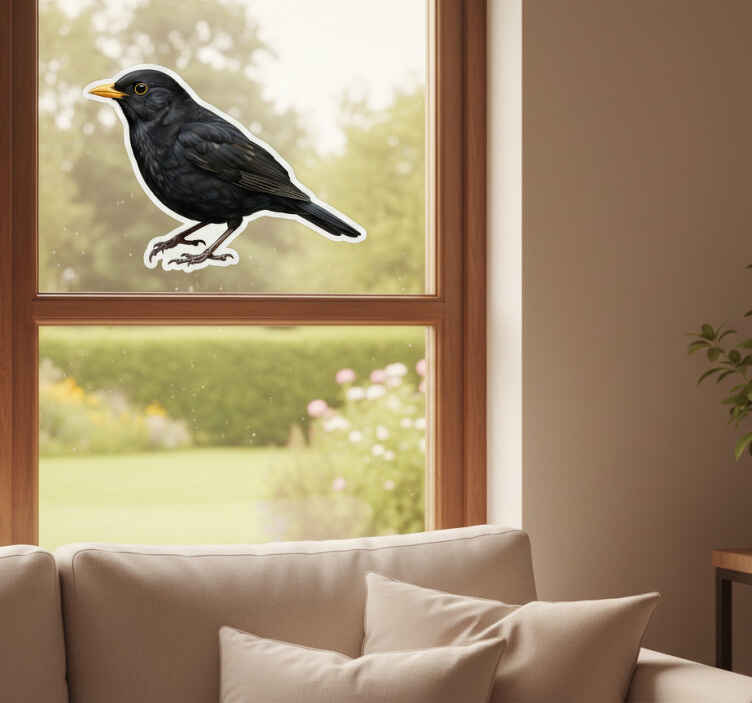 Adesivo para janela design merel - TenStickers