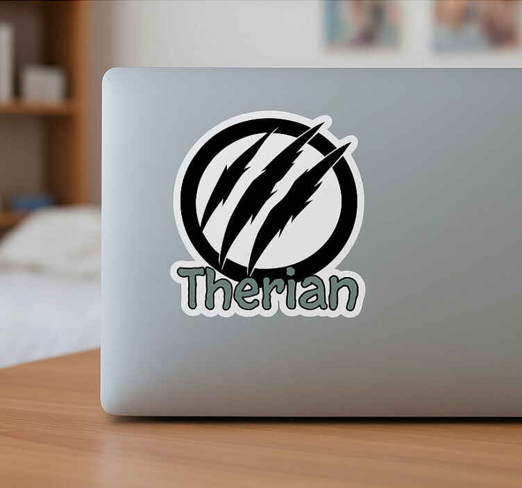 Nalepka živali oblikovanje krempljev therian - TenStickers