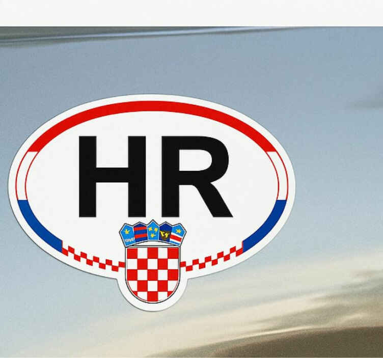 Naljepnice životinje oval hr - TenStickers