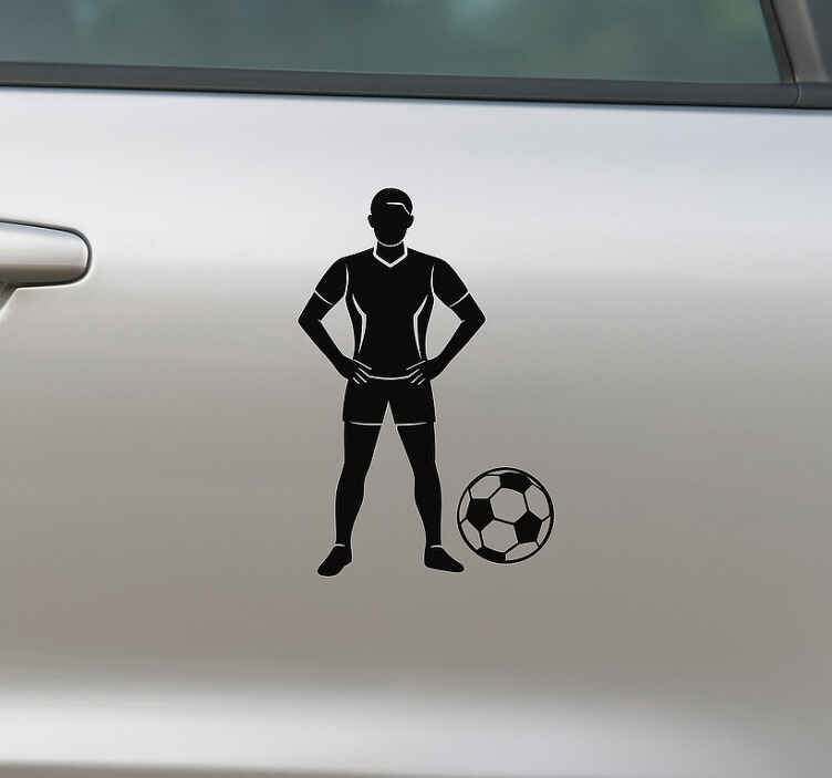 Naljepnice životinje nogometni igrač - TenStickers