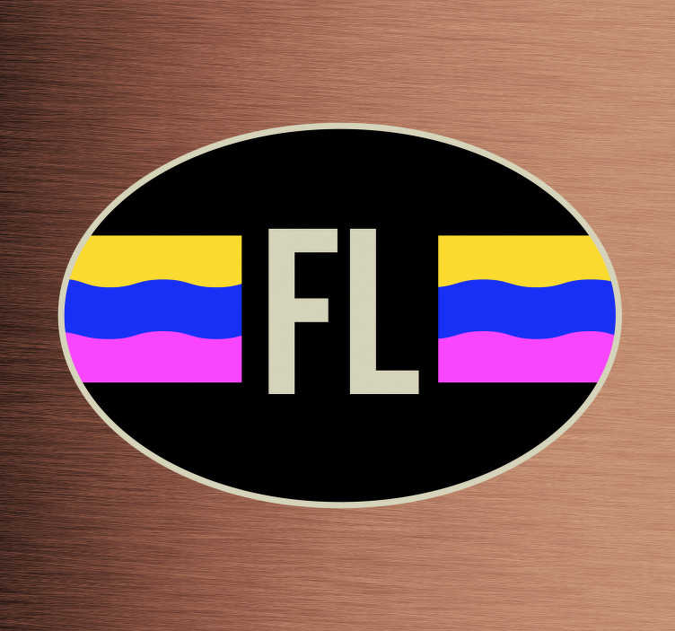 Auto stickers vlag Flevoland - TenStickers