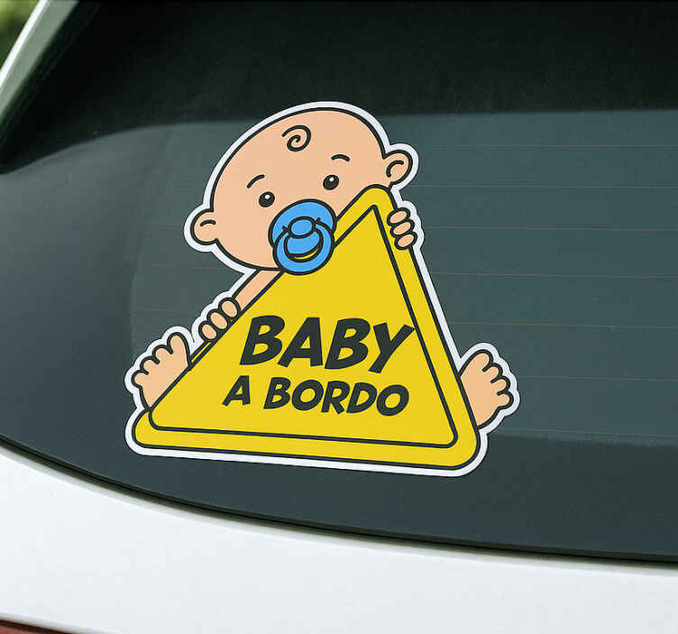 Hayvan çıkartması sevimli bebek oğlan var - TenStickers