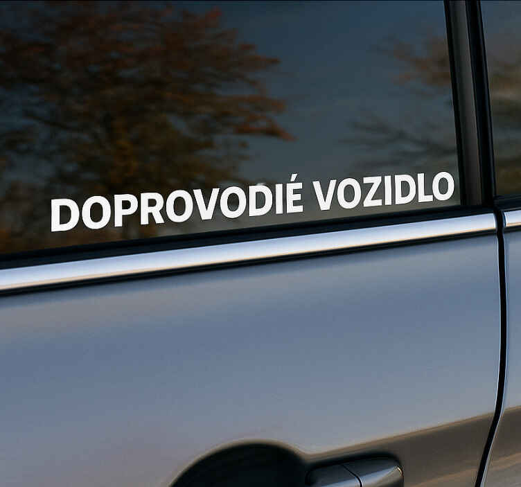Nálepka na auto sprievodného vozidla - Tenstickers