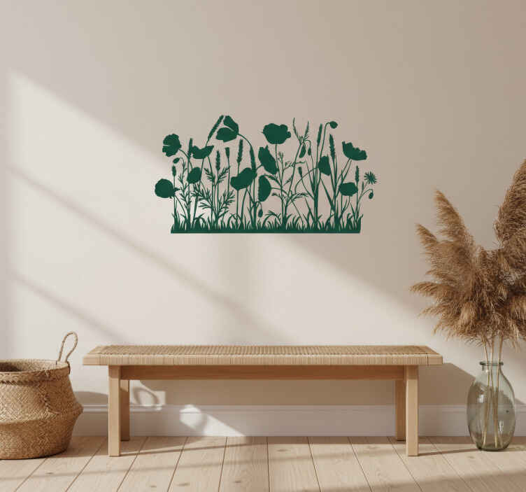 Hayvan çıkartması - minimalist botanik bitkiler - TenStickers
