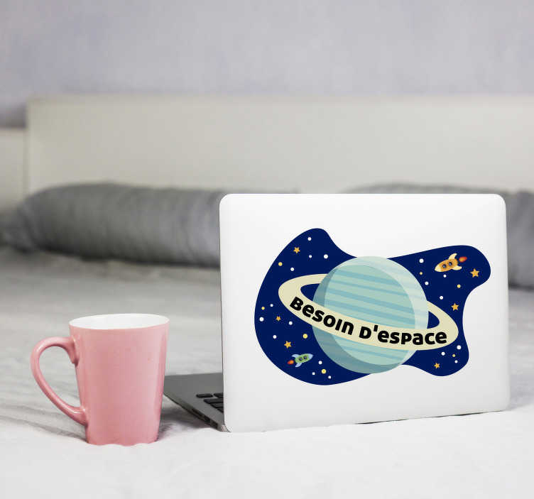 Stickers Dessin Besoin d'Espace