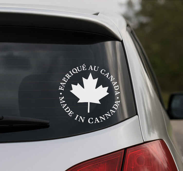 Car decals canada made in canada - TenStickers