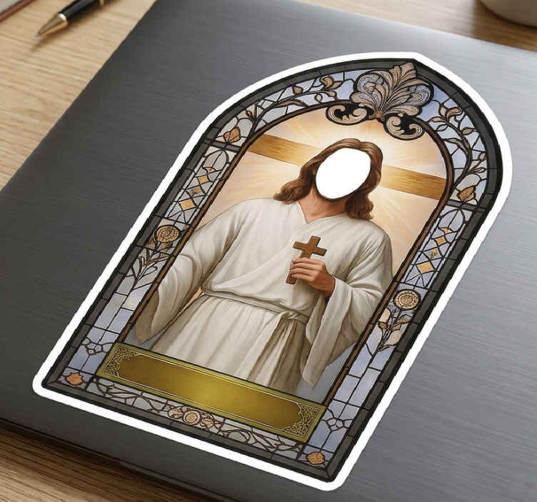 Autocolant personalizabil iisus sfânt personalizat - TenStickers