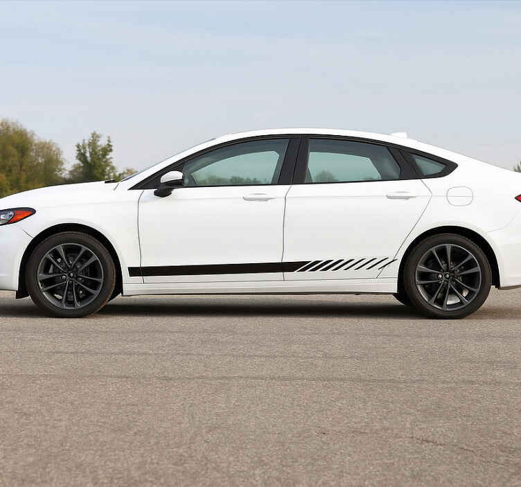 Adesivo per auto linee sportive - TenStickers