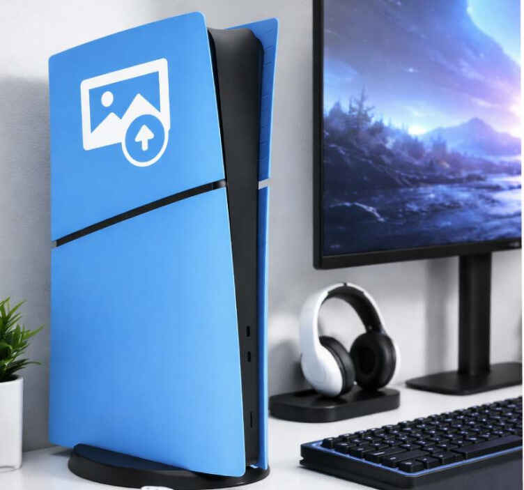 Ps5 skin personalised ps5 slim digital edition - TenStickers