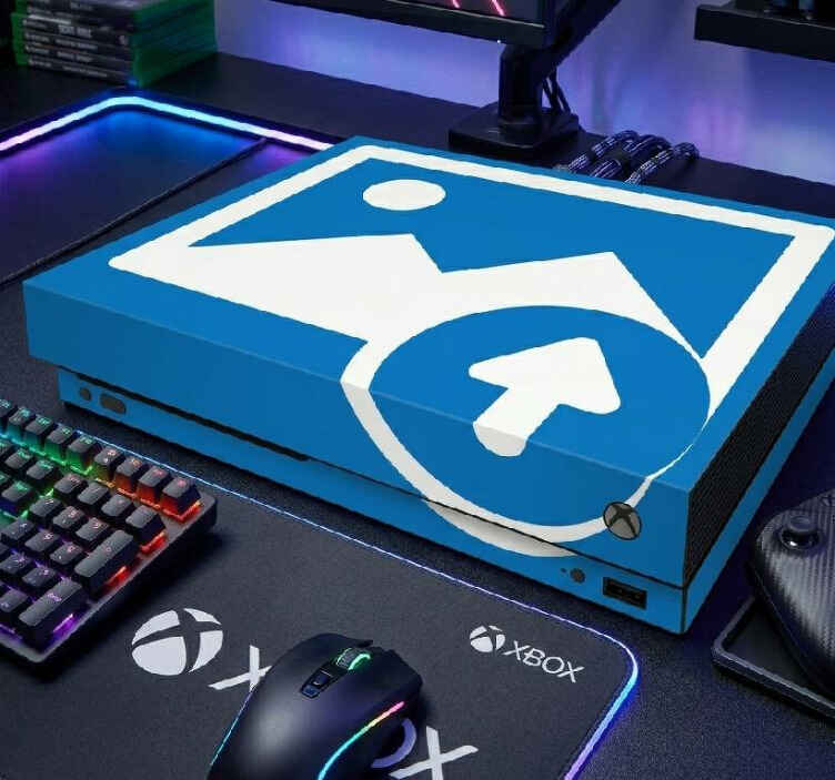 Xbox sticker gepersonaliseerde xbox one x - TenStickers