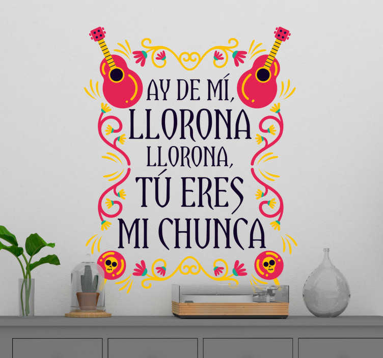 Vinilo original pared La Llorona - TenVinilo