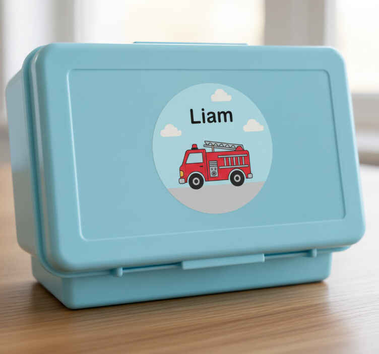 Muursticker kinderkamer ehbo'ers voor brooddoos - TenStickers