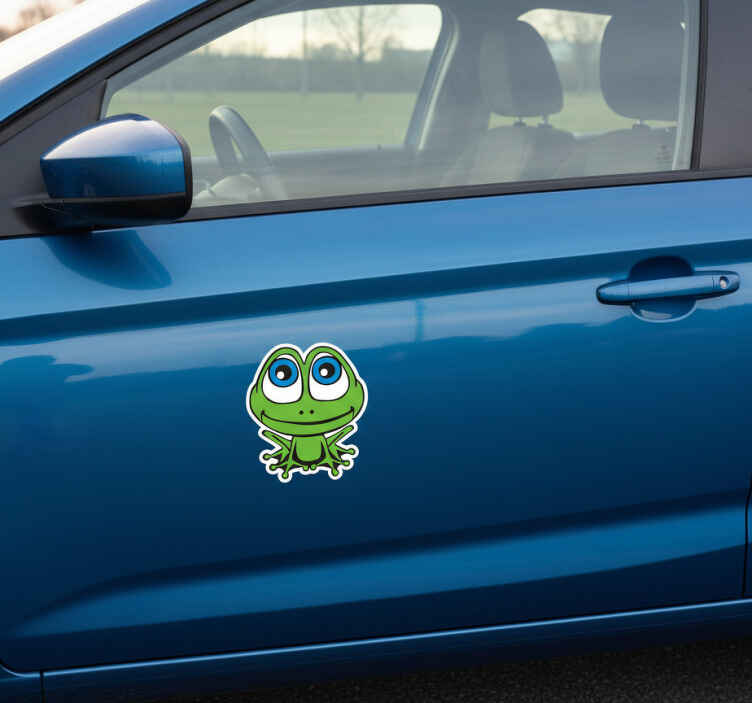 Nálepka na auto roztomilá malá mlha - TenStickers