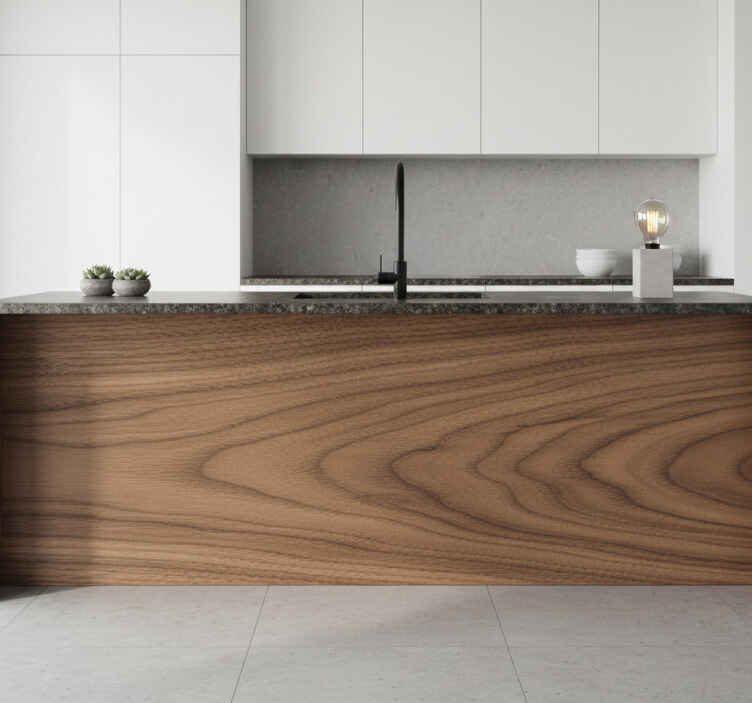 Vinilo imitación madera efecto nogal natural - TenVinilo