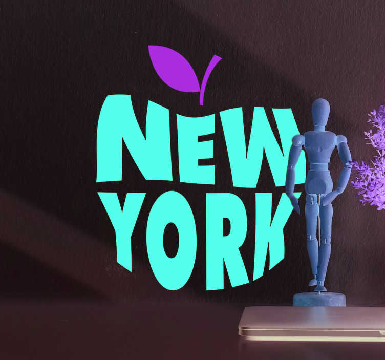 New York Home Wall Sticker - TenStickers