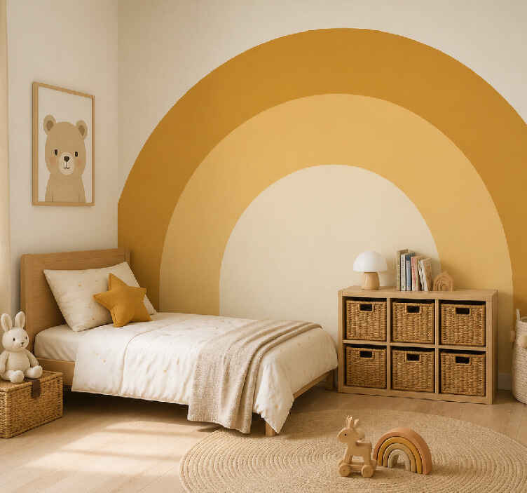 Adesivo per bambini arco dai toni caldi - TenStickers