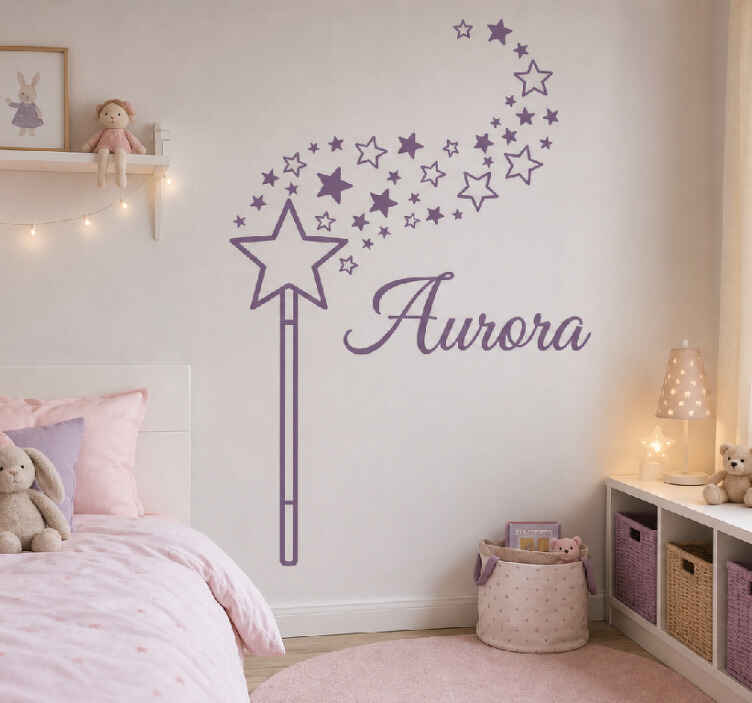 Nalepka živali po meri čarobna palica - TenStickers