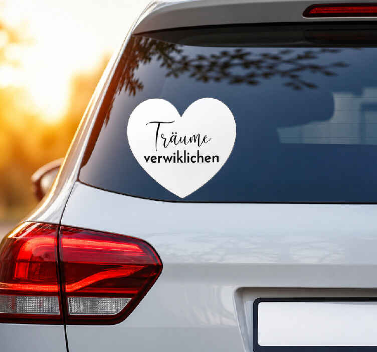 Autoaufkleber mit kreativem schriftzug design - TenStickers