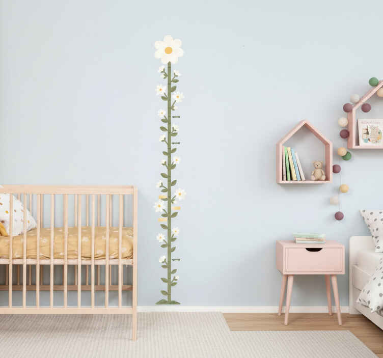 Sticker fleur marguerite haute - TenStickers