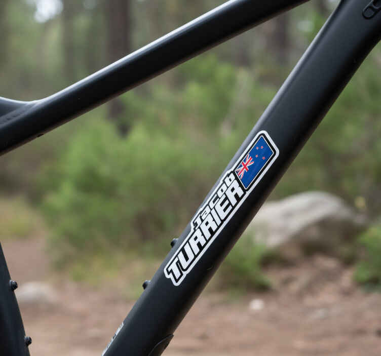 Adesivo per bici personalizzato nuova zelanda - TenStickers