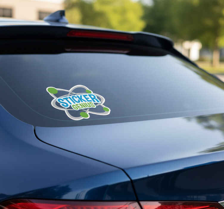 Klistremerke til bil klistremerke genius - Tenstickers