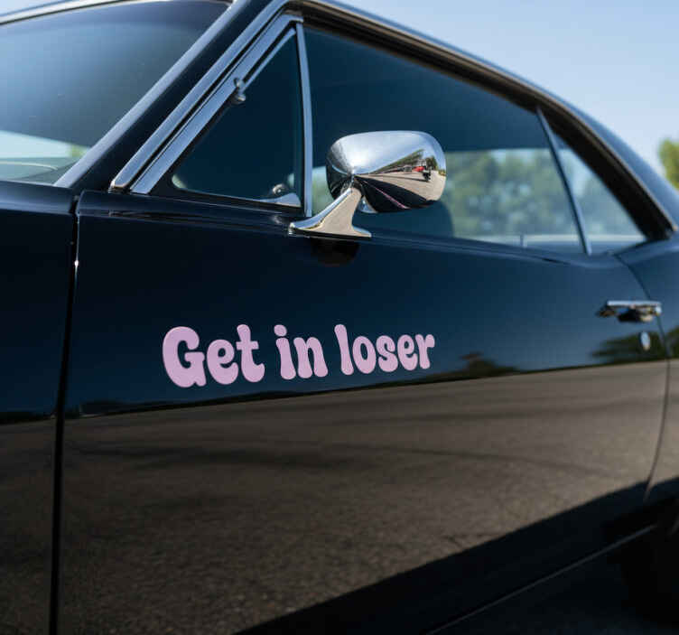 Bli med inn taper klistremerke til bil - Tenstickers