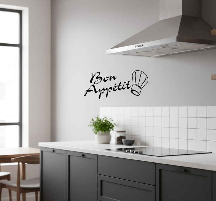 Kitchen wall sticker french dining decor - TenStickers