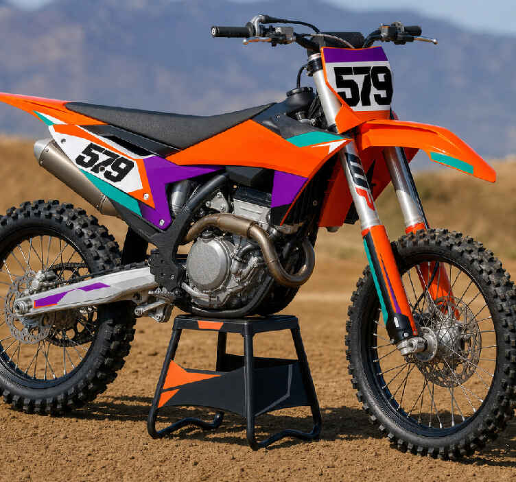 Motocross graphics for ktm sx and sx-f 350 - TenStickers