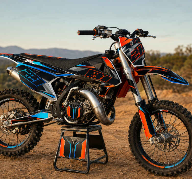 Motocross grafikk ktm 65 sx - Tenstickers