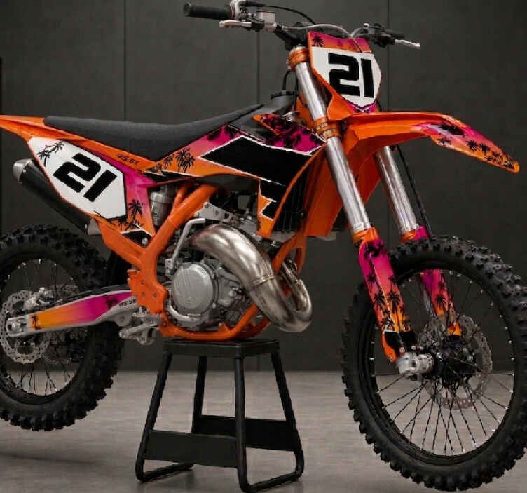 Motocross grafik ktm sx 125 tropisk - Tenstickers