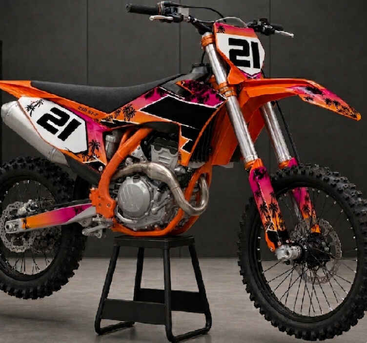 Motocross grafikk ktm sx 250 tropisk - Tenstickers