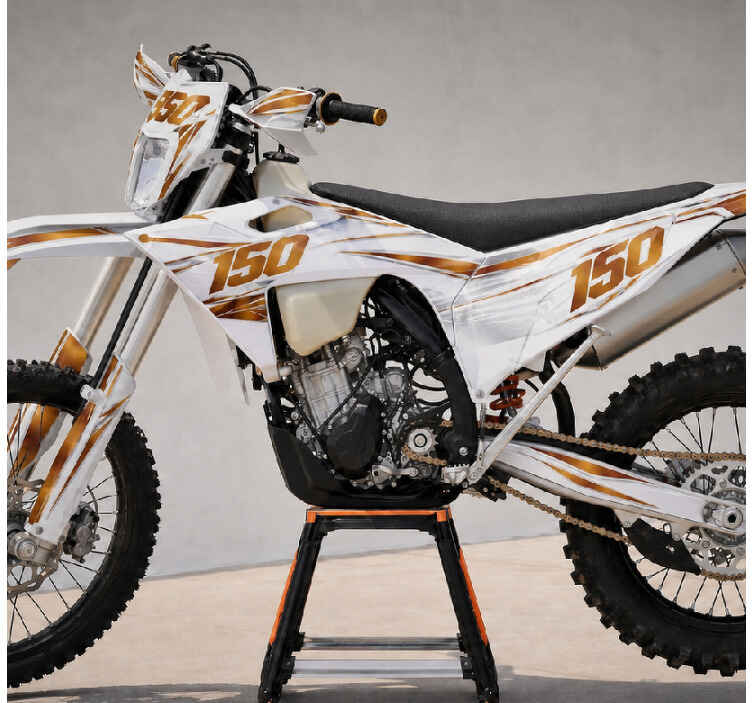 Motorcykel stafferinger ktm exc exc-f 150 - TenStickers