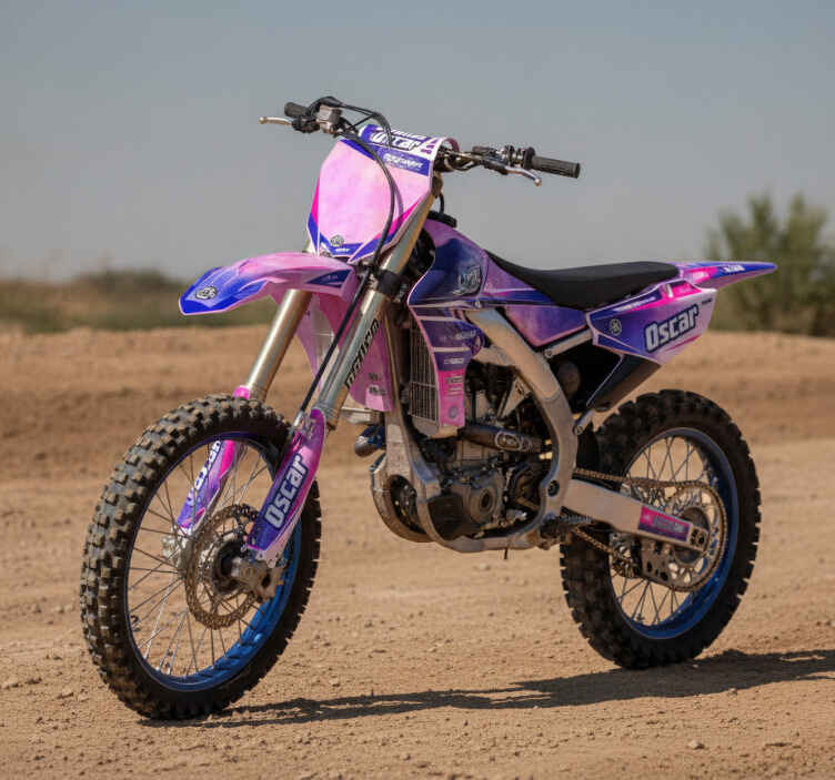 Motocross stickerset yamaha yz-f 450 met naam - TenStickers