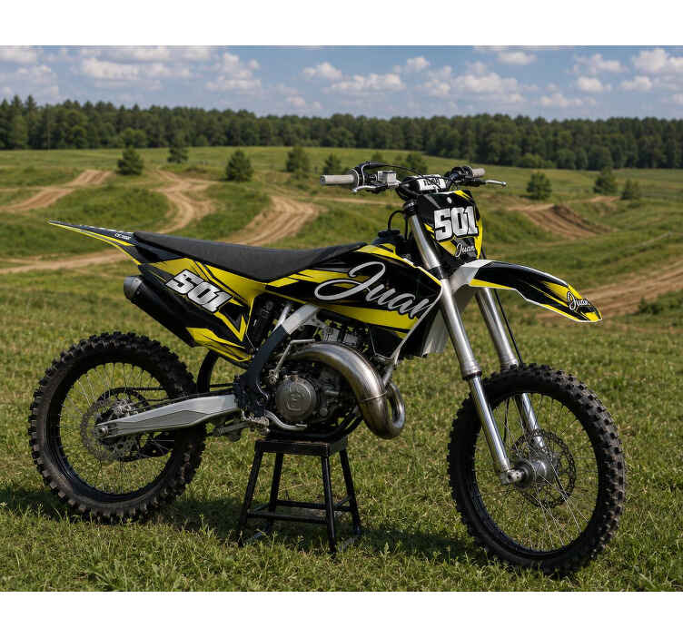Motocross graphics husqvarna tc / fc 125 with name - TenStickers