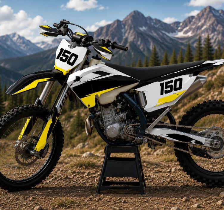 Kit déco moto enduro husqvarna te / fe 350 - TenStickers