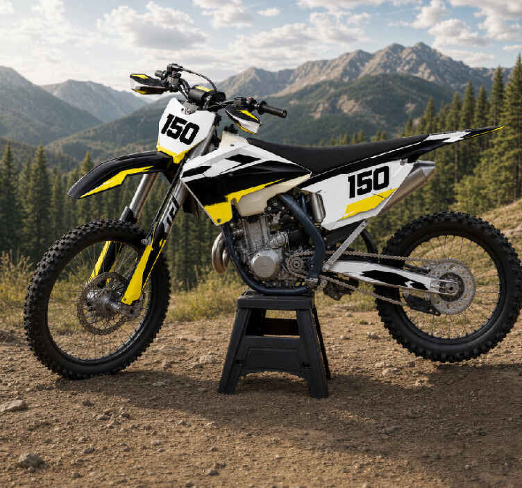 Kit déco moto enduro husqvarna te / fe 450 - TenStickers