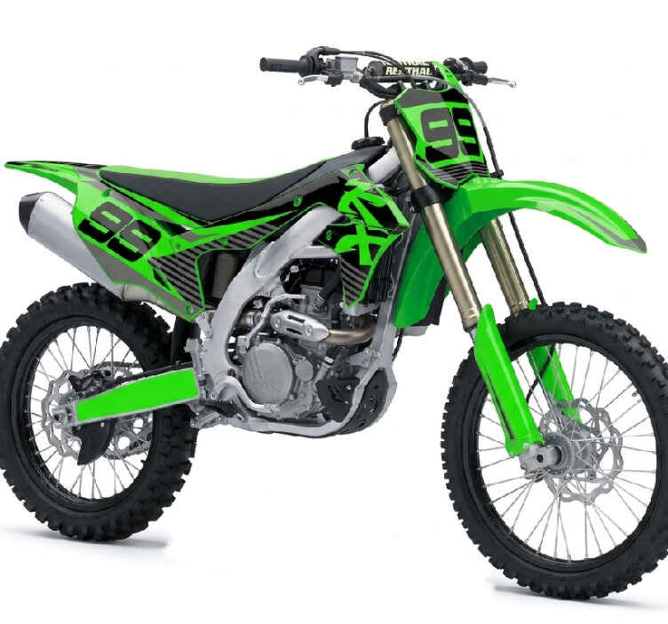 Motocross graphics for kawasaki kx 450 - TenStickers
