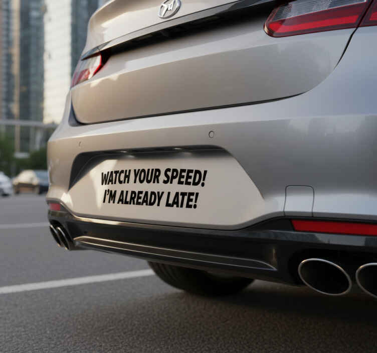 Autoaufkleber freche fahrerschriftzüge - TenStickers