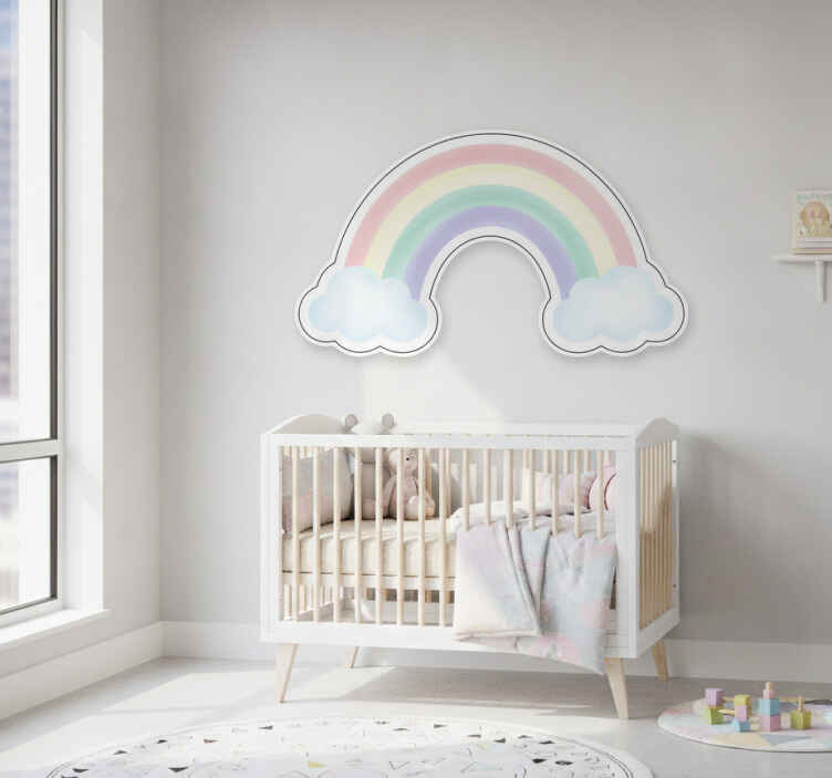Childrens' wall stickers pastel rainbow dream - TenStickers
